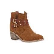 Low Boots NeroGiardini NERO GIARDINI 326 VELOUR TABACCO