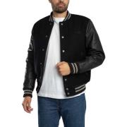 Windjack Schott Varsity leren jas