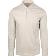 Polo Shirt Lange Mouw Desoto Longsleeve Poloshirt Essential Beige