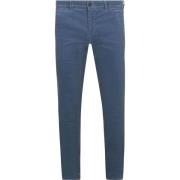 Broek Suitable Chino Plato Corduroy Blauw