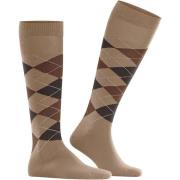 Socks Burlington Edinburgh Kniekousen Wol Beige
