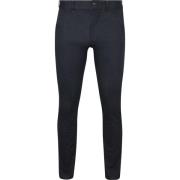 Broek BOSS Chino Slim Navy Melange