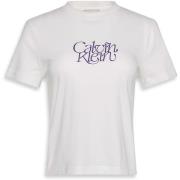 T-shirt Korte Mouw Ck Jeans Ss Fitted Script Cal