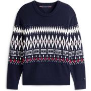 Sweater Tommy Hilfiger Placed Fairisle Wool