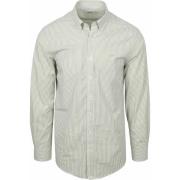 Overhemd Lange Mouw Mcgregor Overhemd Poplin Streep Groen