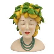 Vazen, potten voor binnen Signes Grimalt Vrouw Hoofd Bloempot