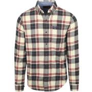 Overhemd Lange Mouw Superdry Overhemd Lumberjack Ruit Off White