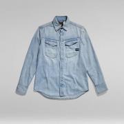 Overhemd Lange Mouw G-Star Raw D23616-D252 SLIM DENIM-G342 SUN FADED B...