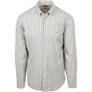 Overhemd Lange Mouw BOSS Ricoplus Overhemd Streep Grijs