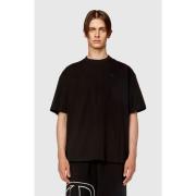 T-shirt Diesel A11302-0HGAM T-BOGGY-MEGOVAL-D-9XX BLACK