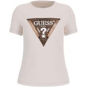 T-shirt Korte Mouw Guess Ss Cn Leo Triangle Tee