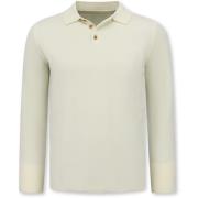 Polo Shirt Lange Mouw Enos Nette Polo Kraag