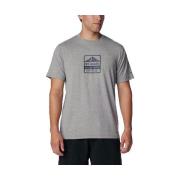 T-shirt Korte Mouw Columbia T-shirt Kwick Hike gris