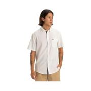Overhemd Korte Mouw Quiksilver Chemise manches courtes Time Box blanch...