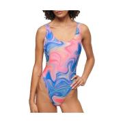 Badpak Superdry Maillot de bain une pièce imprimé marbré