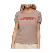 T-shirt Korte Mouw Superdry T-shirt Sportswear Logo ajusté manches cou...