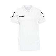 Polo Shirt Korte Mouw hummel Polo Go Cotton blanc