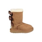 Enkellaarzen UGG Bottes Bailey Bow II en daim marron