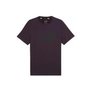 T-shirt Korte Mouw Puma T-shirt Essential Logo Violet