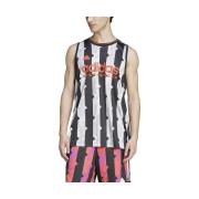 Top adidas Débardeur House of Tiro noir multicolore