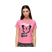 T-shirt Korte Mouw Superdry T-shirt Lo-fi Rock