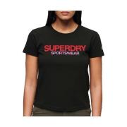 T-shirt Korte Mouw Superdry T-shirt Ajusté Sportswear Logo