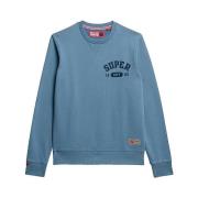 Sweater Superdry Sweat-shirt Athletic bleu