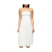 Jurk Superdry Longue Smocked Midi Beach