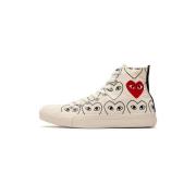 Sneakers Comme Des Garcons Converse White Heart Print