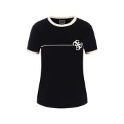 T-shirt Korte Mouw Guess V5YI01J1314JBLK