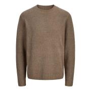 Trui Jack &amp; Jones 12287968 MAVERICK KNIT CREW-BRINDLE