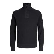 Trui Jack &amp; Jones 12240621 FILO HALF ZIP-BLACK