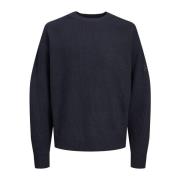 Trui Jack &amp; Jones 12242589 SURFACE CREW-NAVY BLAZER