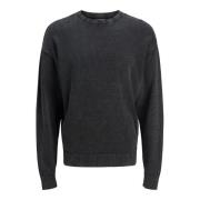 Trui Jack &amp; Jones 12278902 CHARGE KNIT-BLACK