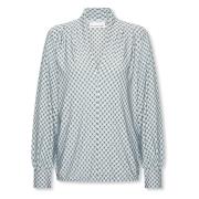Blouse Helena Hart 7674Mil Top Jozzy Print Milly Ice