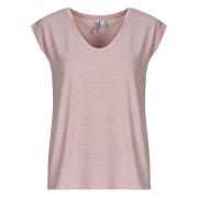 T-shirt Korte Mouw Pieces PCBILLO TEE LUREX STRIPES