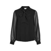 Blouse Vila Top Daliana Kika - Black Beauty