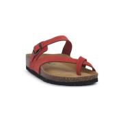 Slippers Bionatura NABUCK ROSSO