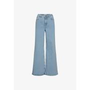 Flared/Bootcut Nümph NUMPH Nupisa HR Wide Jeans 706674 light blue deni...
