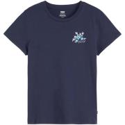 T-shirt Korte Mouw Levis The Perfect Tee Vicki Floral Bw Embroide