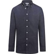 Overhemd Lange Mouw Mcgregor Overhemd Corduroy Navy