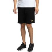 Korte Broek Emporio Armani EA7 Sweatshorts met logo op de benen