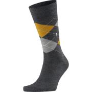 Socks Burlington Wol Edinburgh Grijs 3182