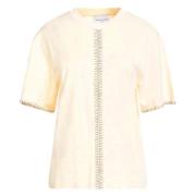 T-shirt Korte Mouw Isabelle Blanche -