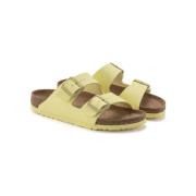 Sandalen BIRKENSTOCK Arizona Vegan Synthetik Narrow - Popcorn