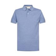 T-shirt Profuomo Piqué Poloshirt Blauw