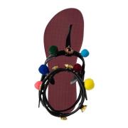 Sandalen Uzurii Pompom