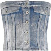 Blouse Karl Lagerfeld KLJ Denim Bustier B1W11023