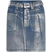 Rok Karl Lagerfeld KLJ Hr Coated Dnm Mini Skirt B1W12018