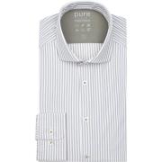 Overhemd Lange Mouw Pure The Functional Shirt Streep Beige